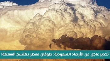 الأرصاد السعودية تحذر من طوفان ممطر مستمر وسط الأسبوع يؤثر على مناطق محددة